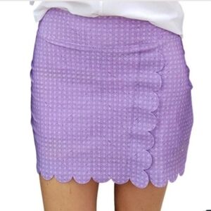 Foray NEW Scallop Golf Skort Size Small Purple Activewear Outdoor